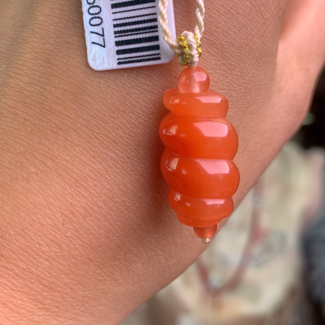 南红玛瑙未镶嵌南红玛瑙盘盘蛇