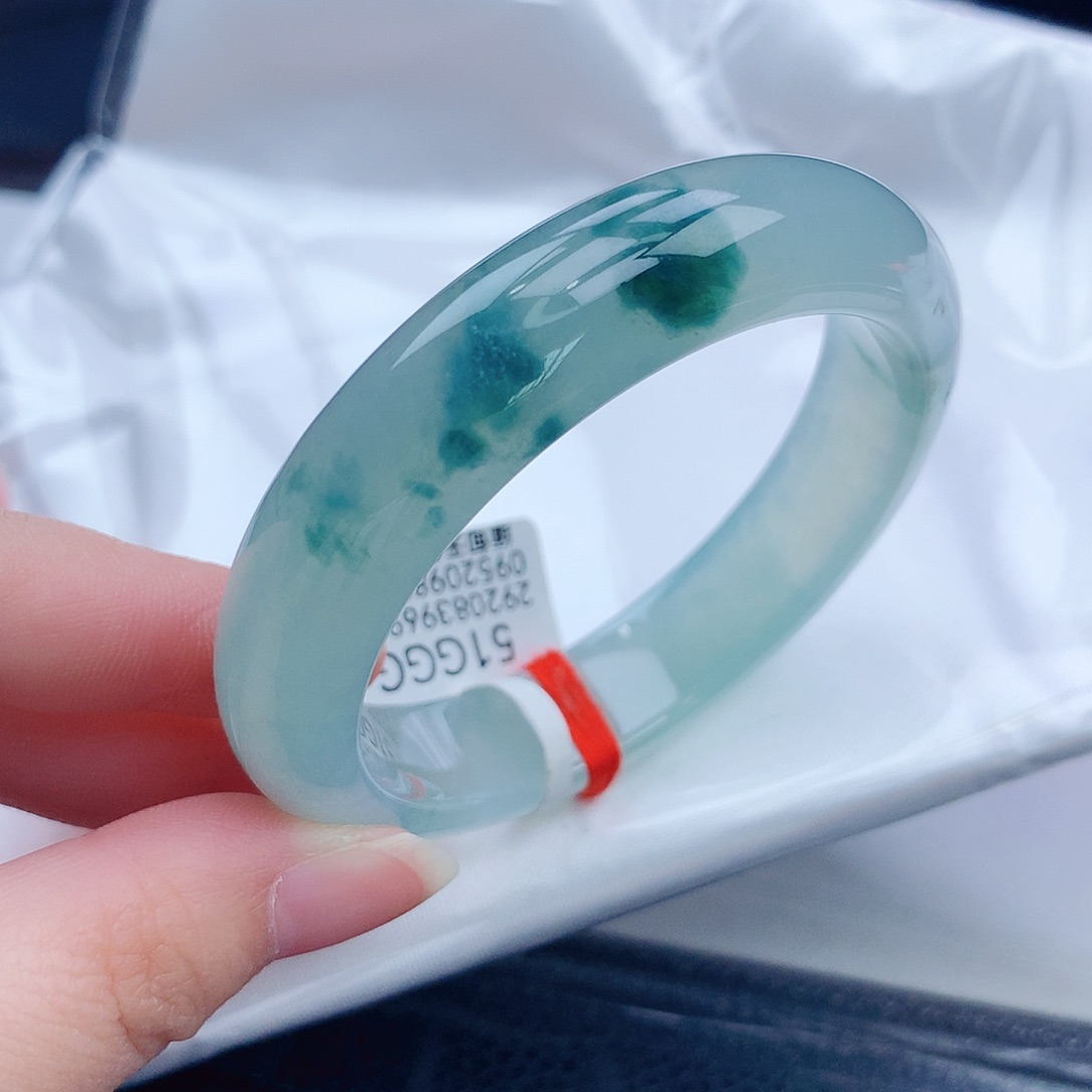 翡翠未镶嵌手镯缅甸天然翡翠a货手镯