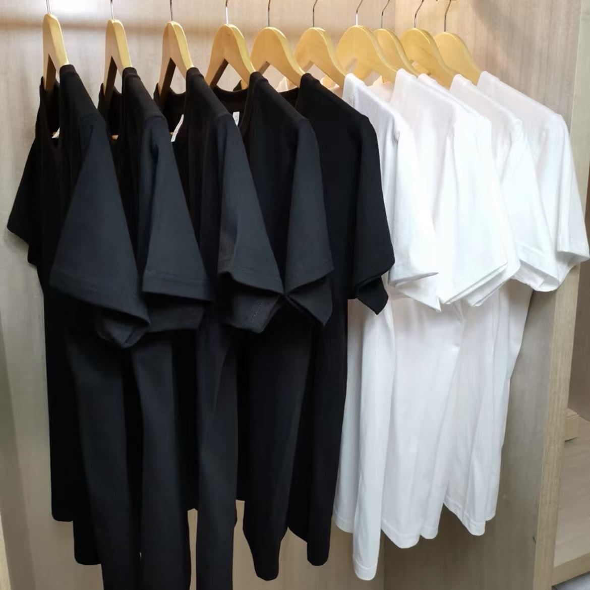 短袖卫衣合集贴布万针刺绣美式简约百搭重磅高克重短袖同款潮1111