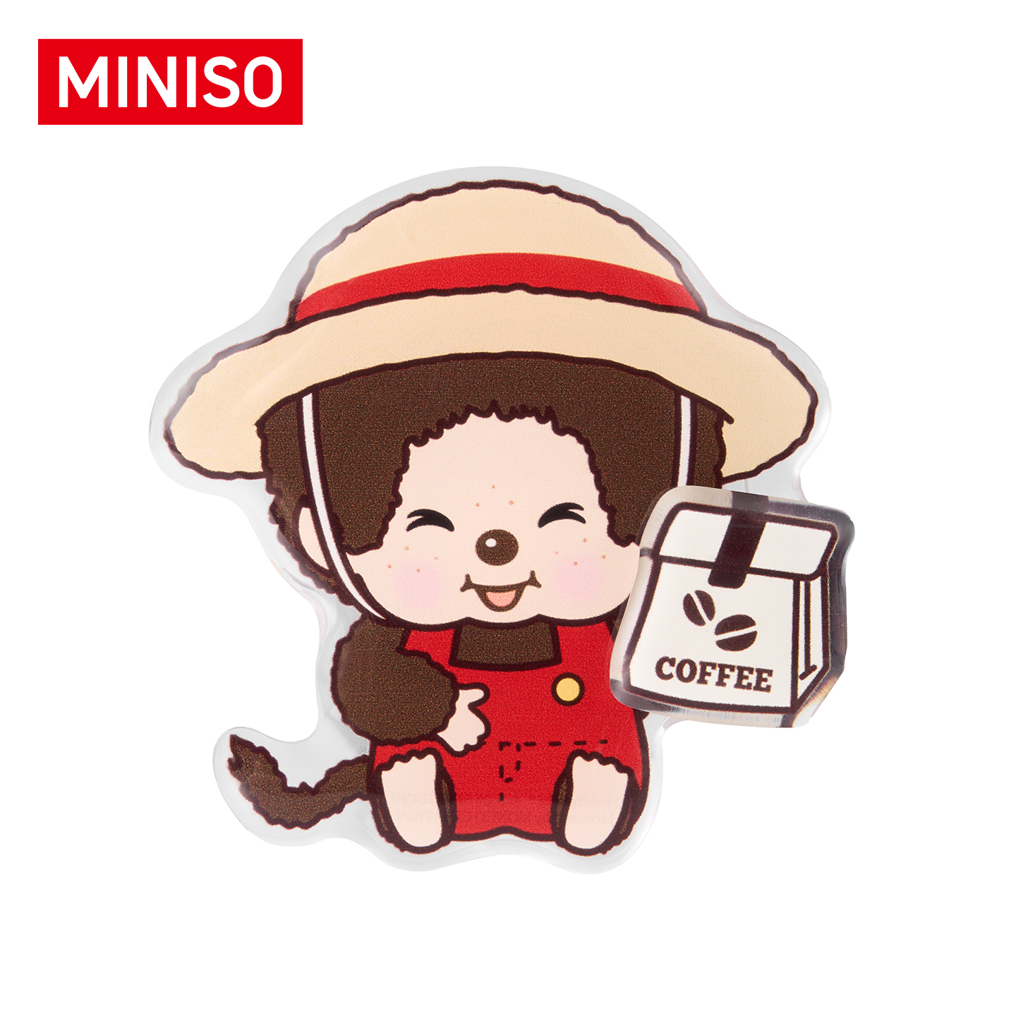 MINISO名创优品萌趣趣咖啡农场系列转转气囊支架可爱萌趣摆件