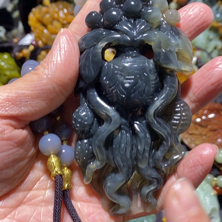 岫玉岫玉吊坠未镶嵌