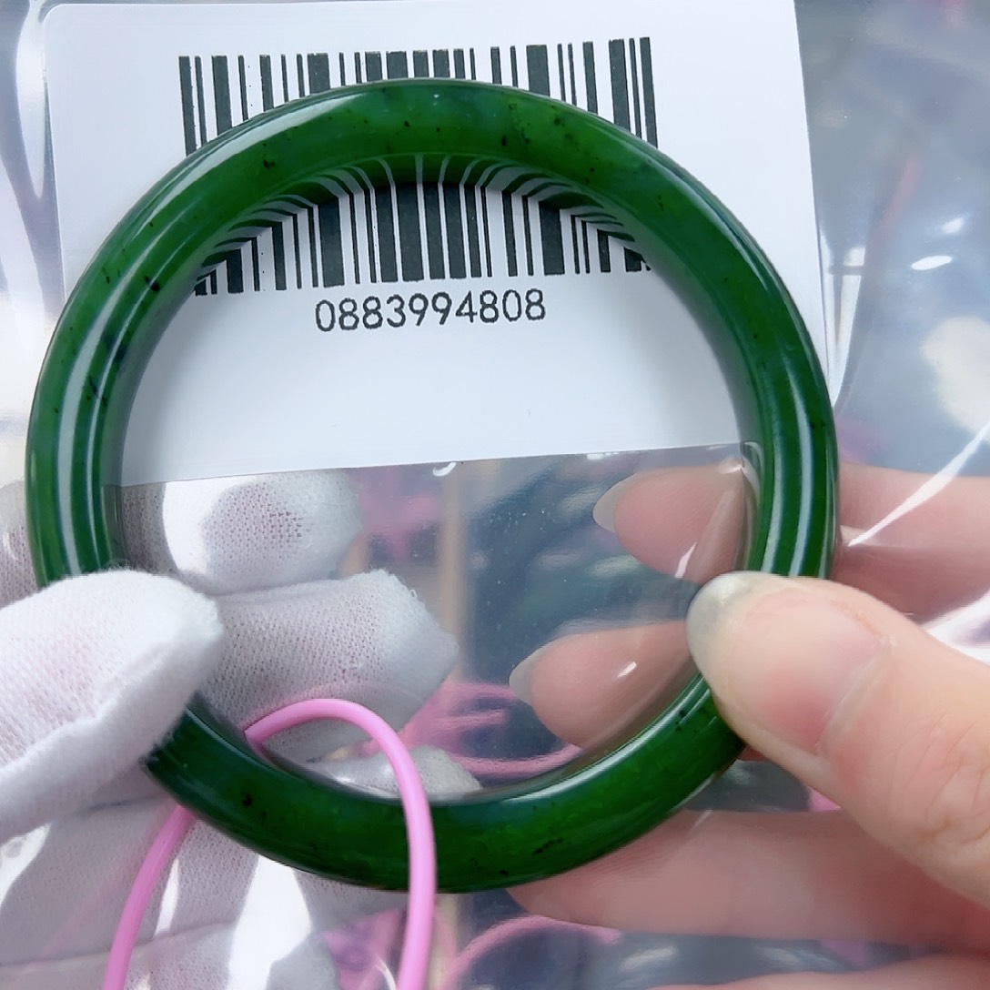 和田玉（碧玉）手镯未镶嵌64