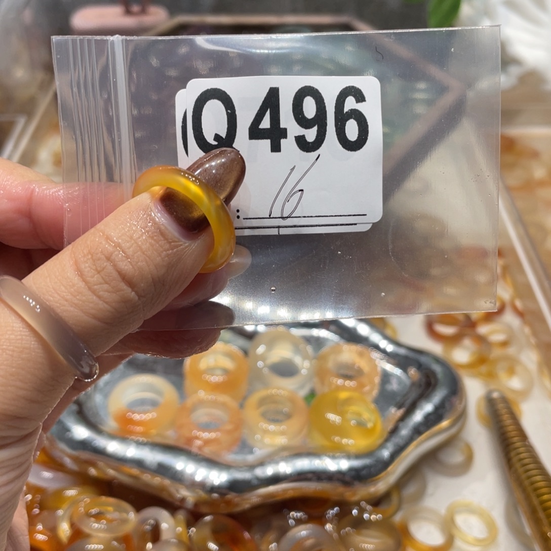 玛瑙/玉髓未镶嵌戒指496