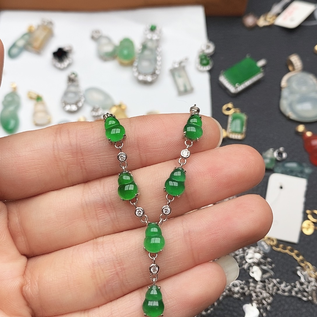 翡翠银S925镶嵌戒指