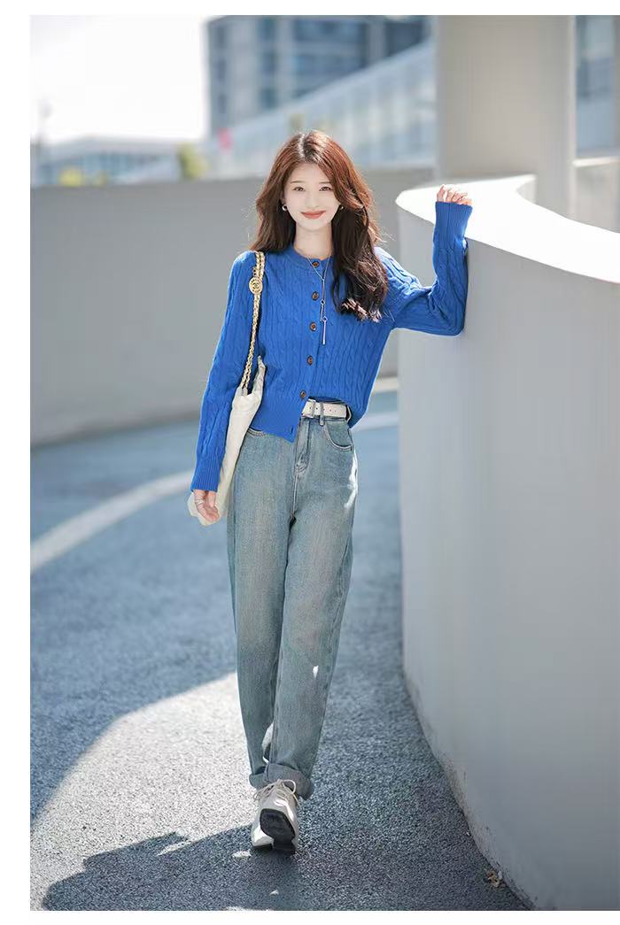 【娟娟甄选新号宠粉】2025秋冬韩系牛仔裤0069