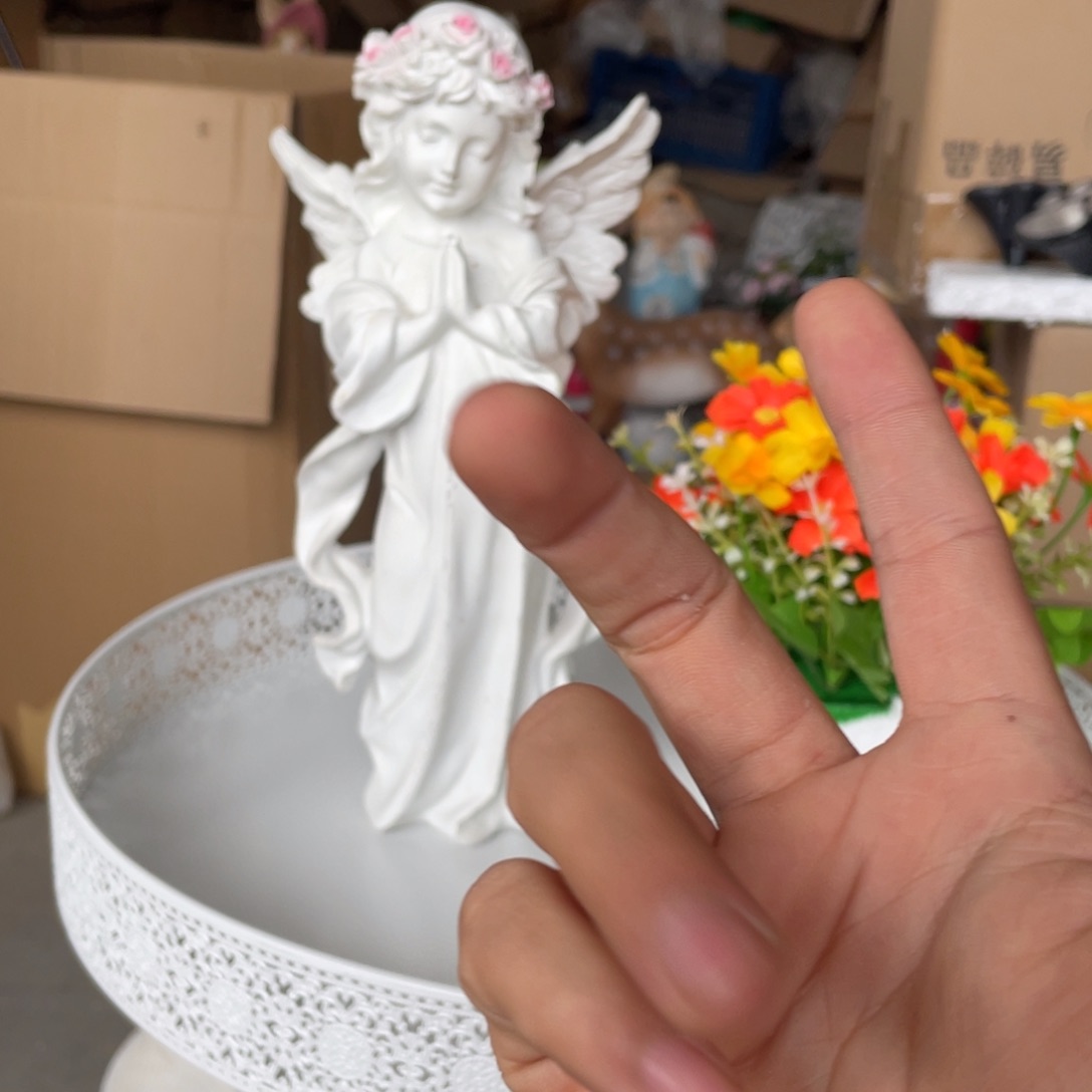 【闪购商品】树脂白色天使摆件