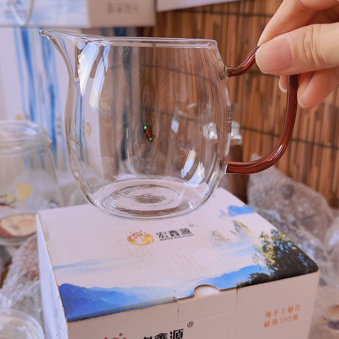 高硼硅玻璃茶水分离款瑕疵新300红7.6