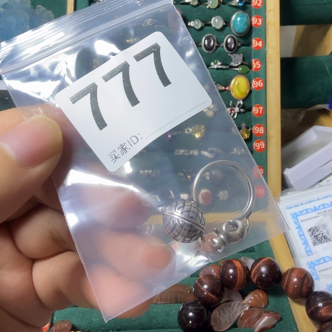 金***金戒指银S925镶嵌月光石