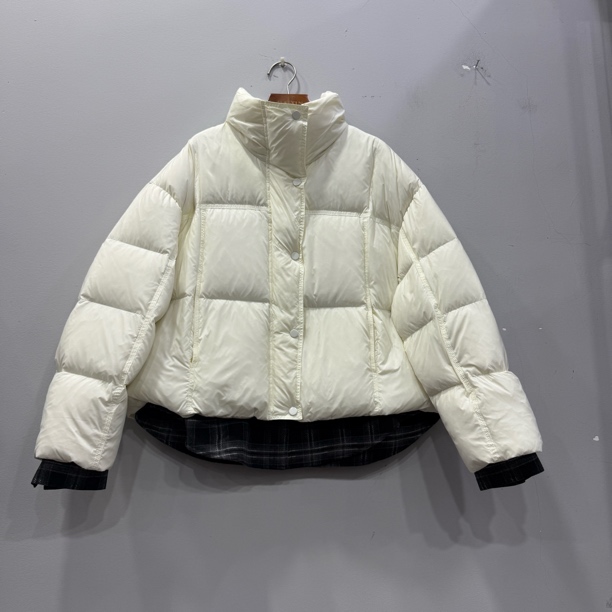 麦寻YRSLS03Z冬季新款短款潮流羽绒服时尚休闲假两件保暖加厚外套