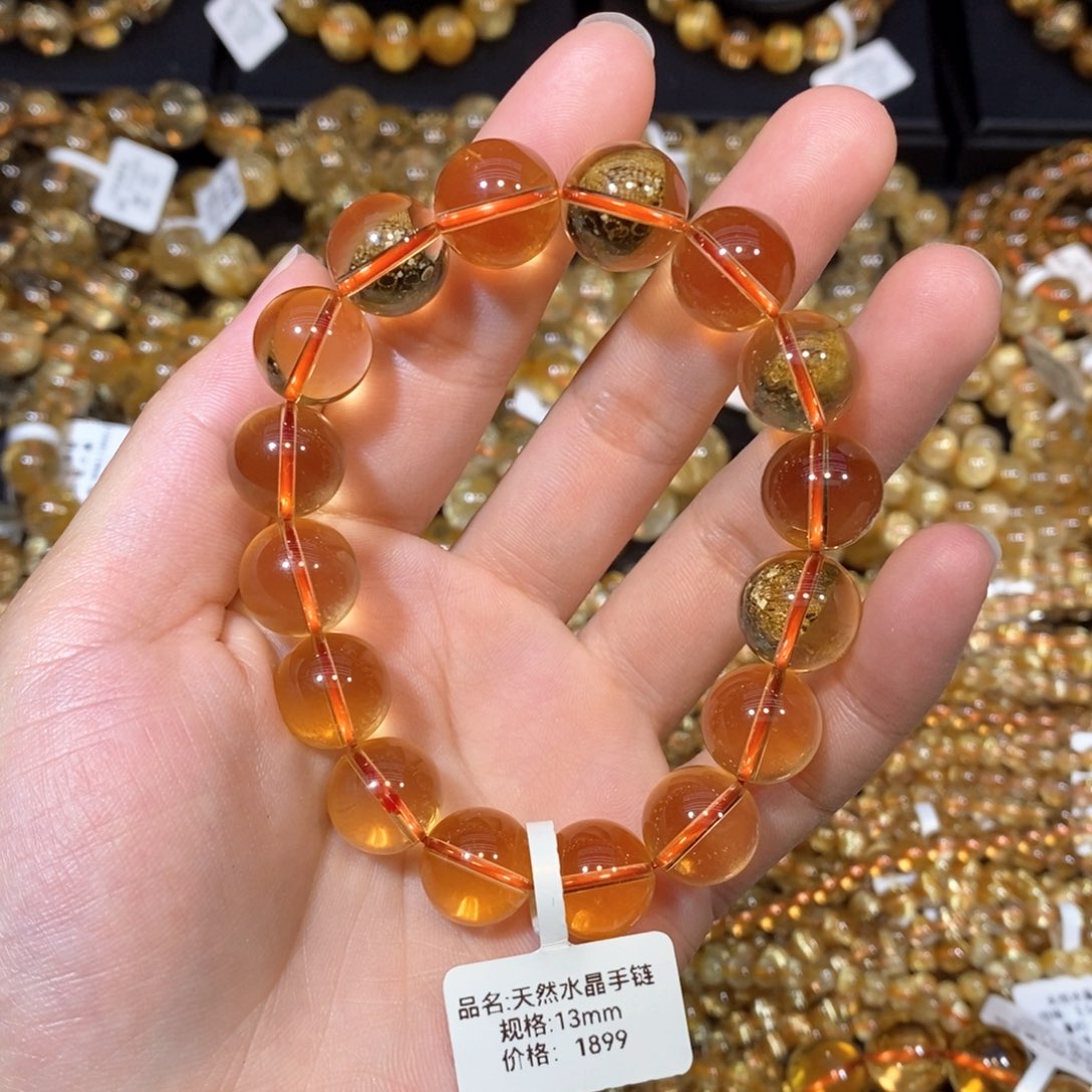 水晶手链未镶嵌幸****?手链13mm