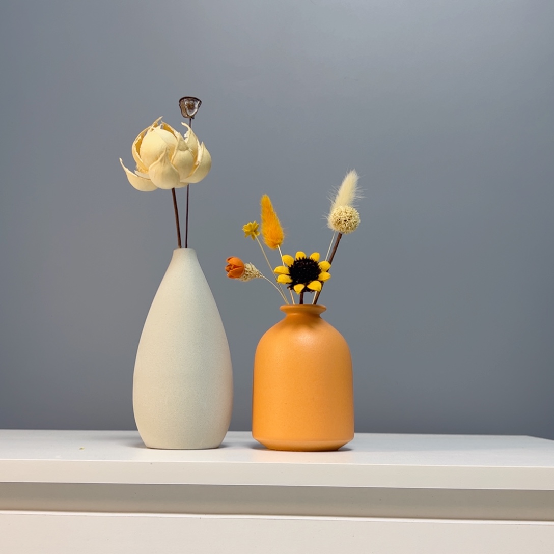 陶瓷花瓶景德镇手作陶瓷花瓶摆件无恐