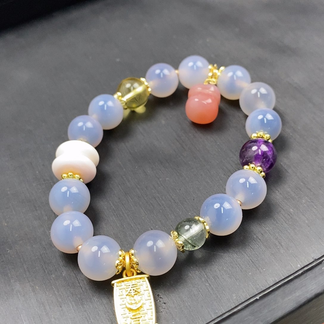 玛瑙/玉髓合金玛瑙手串