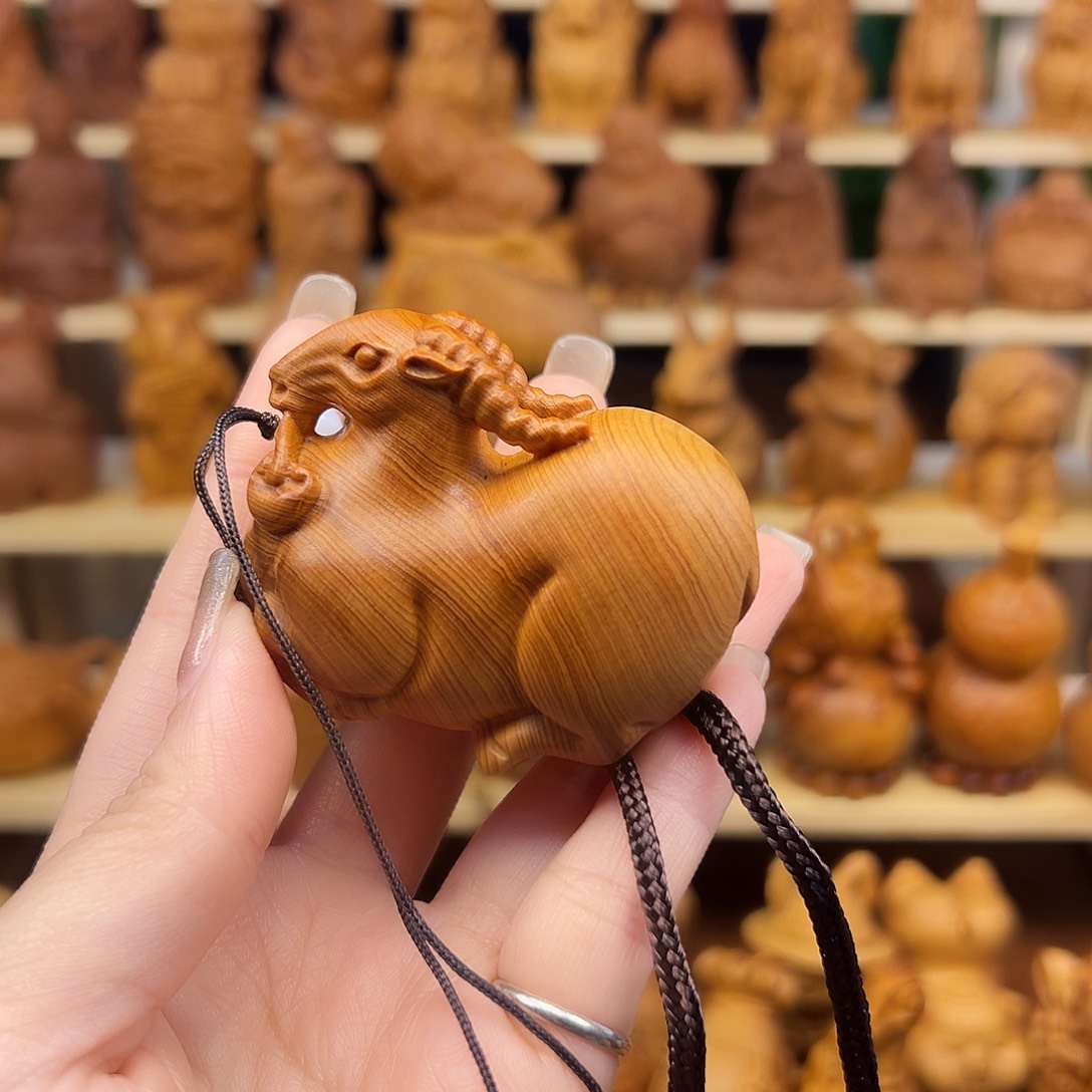 共***生崖柏太行崖柏手把件