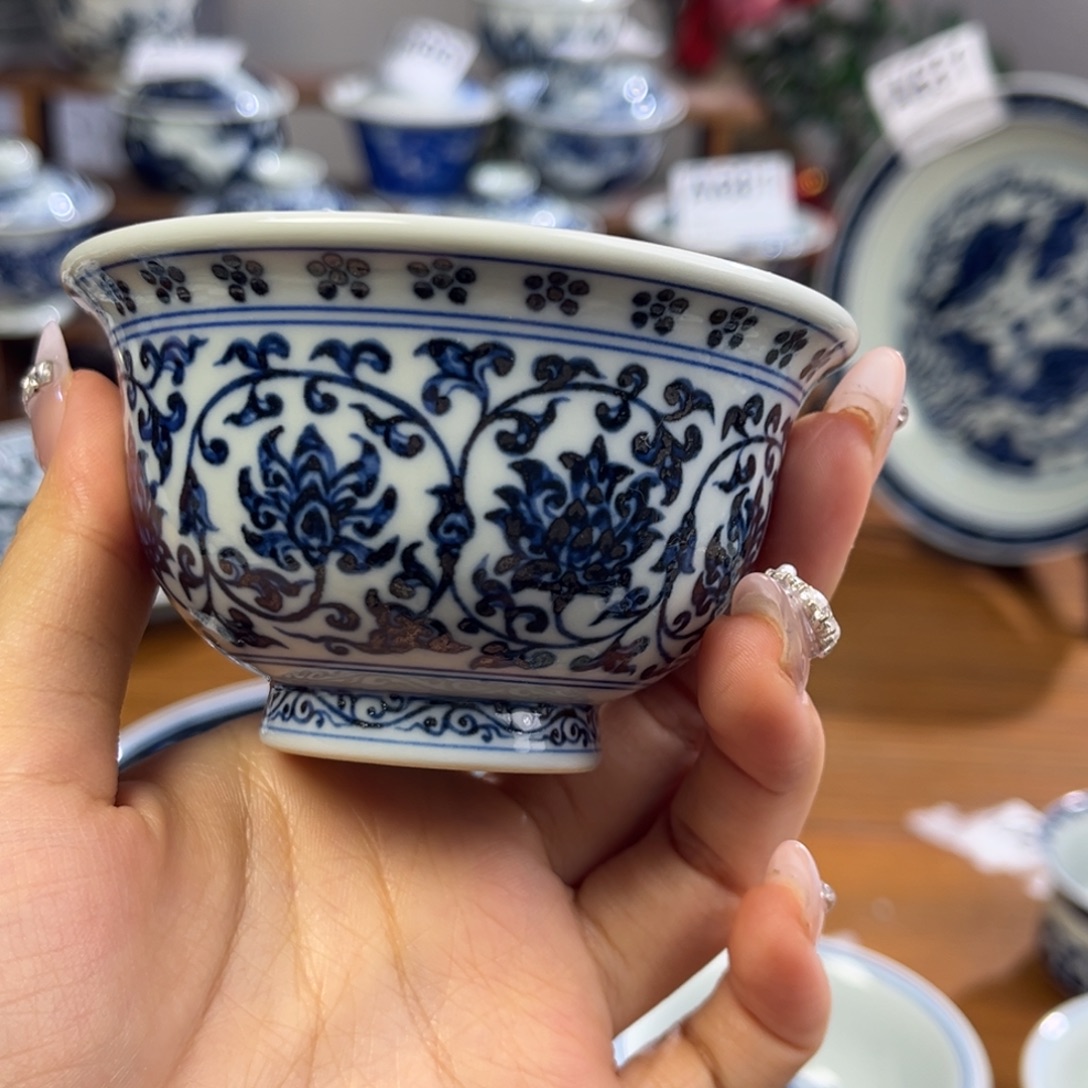 青***發陶花心压手杯压手杯