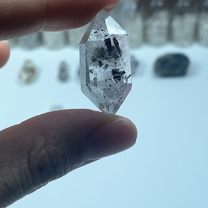 水晶颈饰未镶嵌双尖闪灵钻