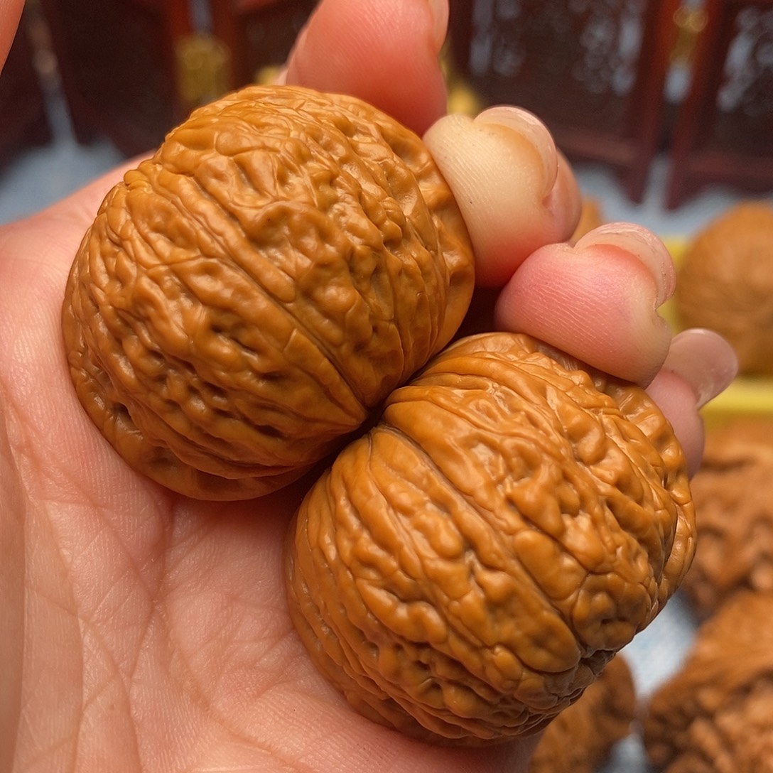 文玩核桃把件37.9全品绝配铁锤