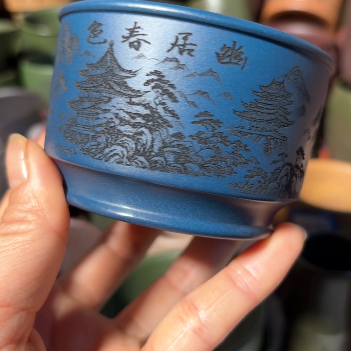 紫砂茶杯紫砂福利主人杯福利放漏