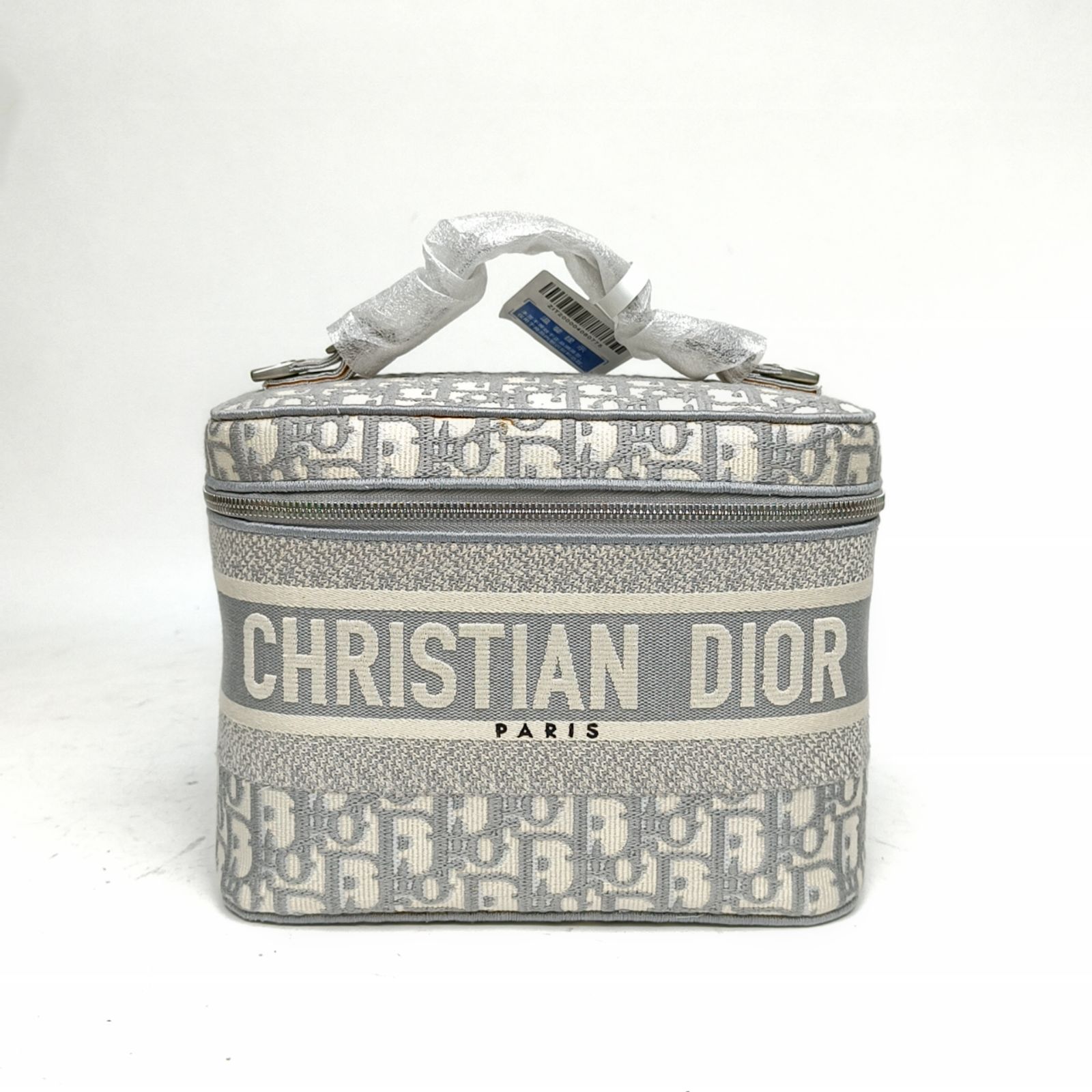99新 DIOR/迪奥 汤/P216245354/Diortravel Vanity化妆包 银扣
