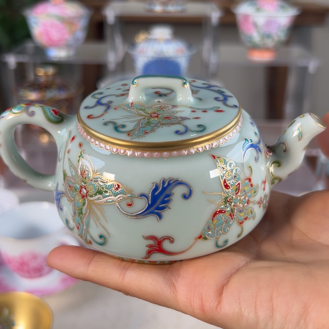 乐***?纯手工手绘 高端茶器