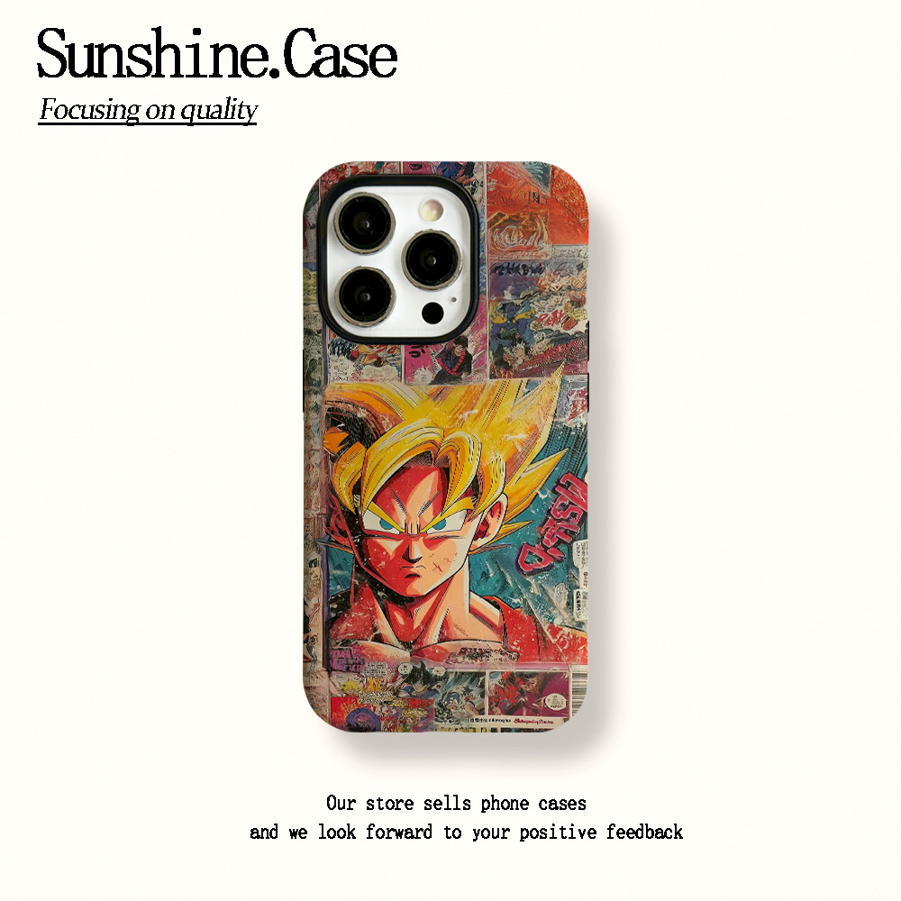 菲林二合一适用苹果华为vivo小米oppo手机壳报纸赛亚人16PRO