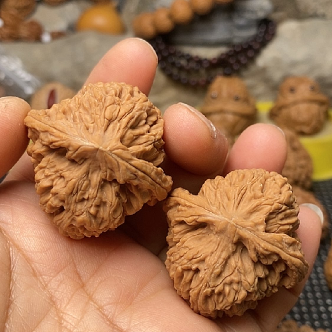 【闪购商品】把件文玩核桃全品南疆红皮