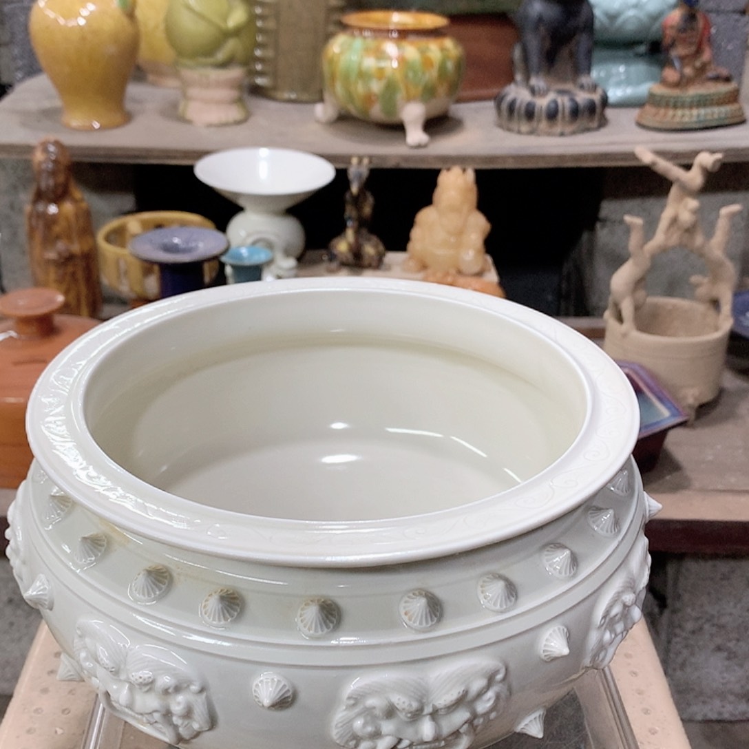 瓷片大**烟摆件摆件摆件摆件