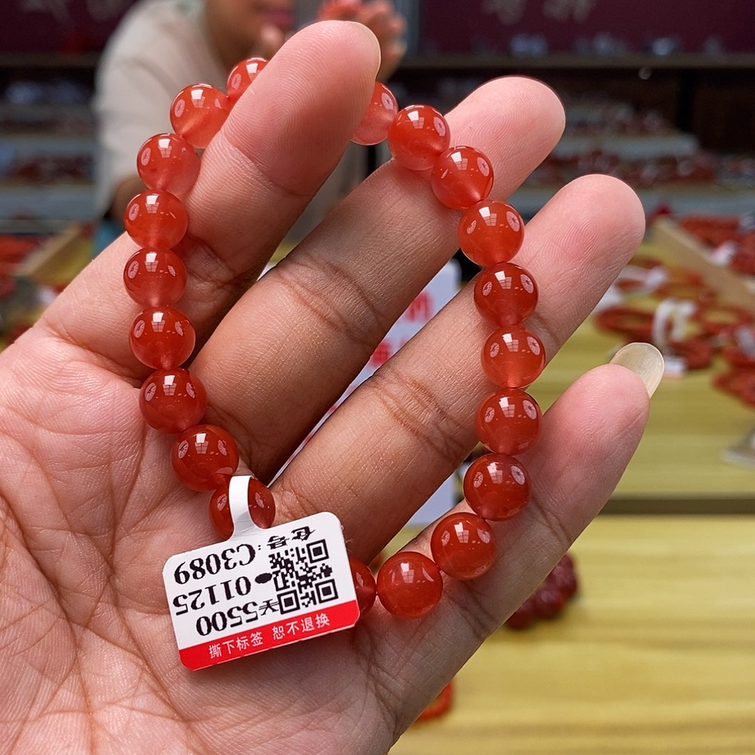 南红玛瑙南红手串9mm多样性发一未镶嵌