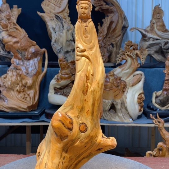 柏木（崖柏）根雕摆件