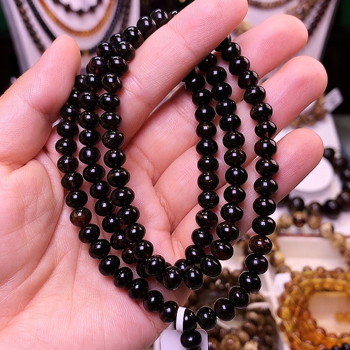 琥珀未镶嵌裸石翳珀7+260