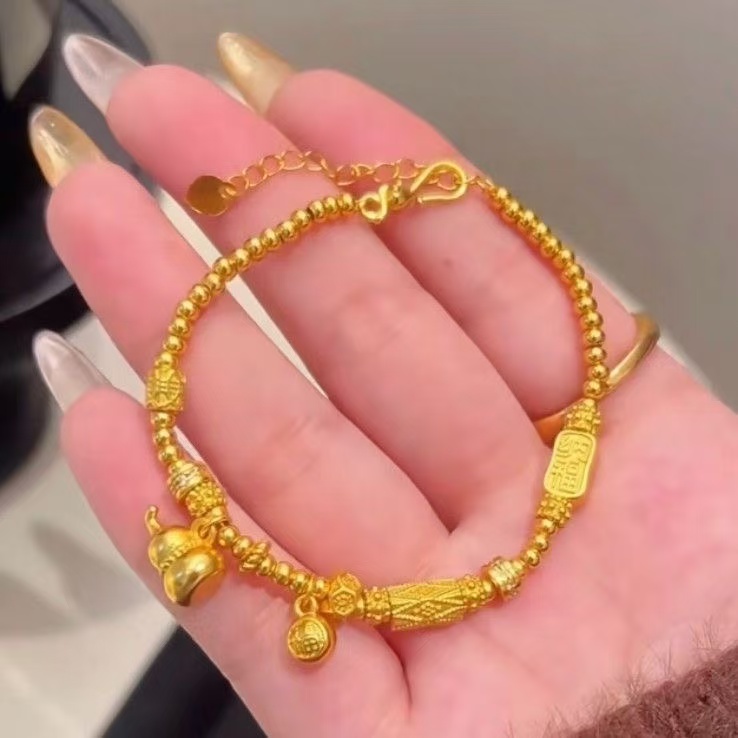 时尚五帝葫芦珠珠手链