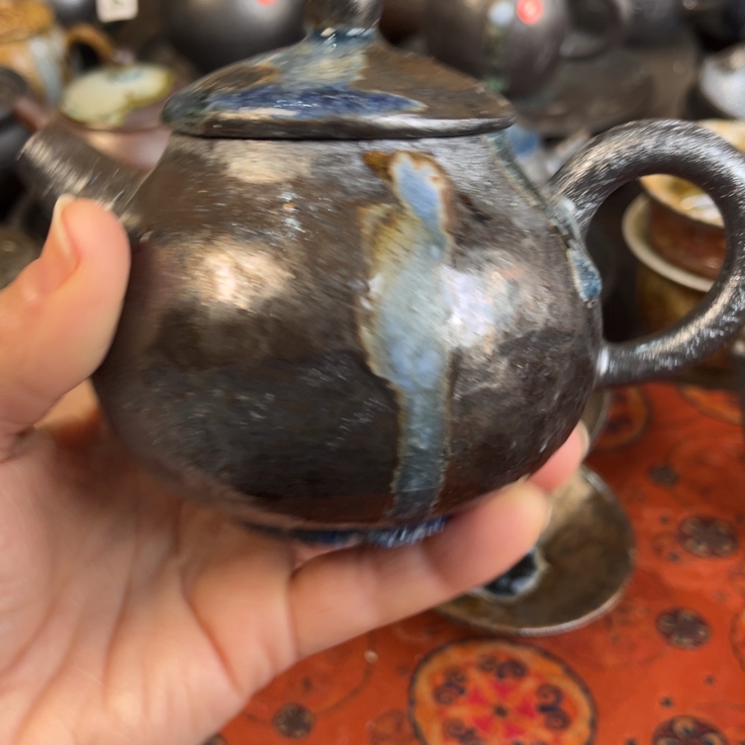 随***安柴烧茶器主人杯杯柴烧