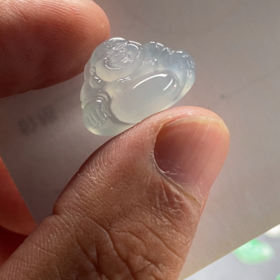 翡翠未镶嵌颈饰天然