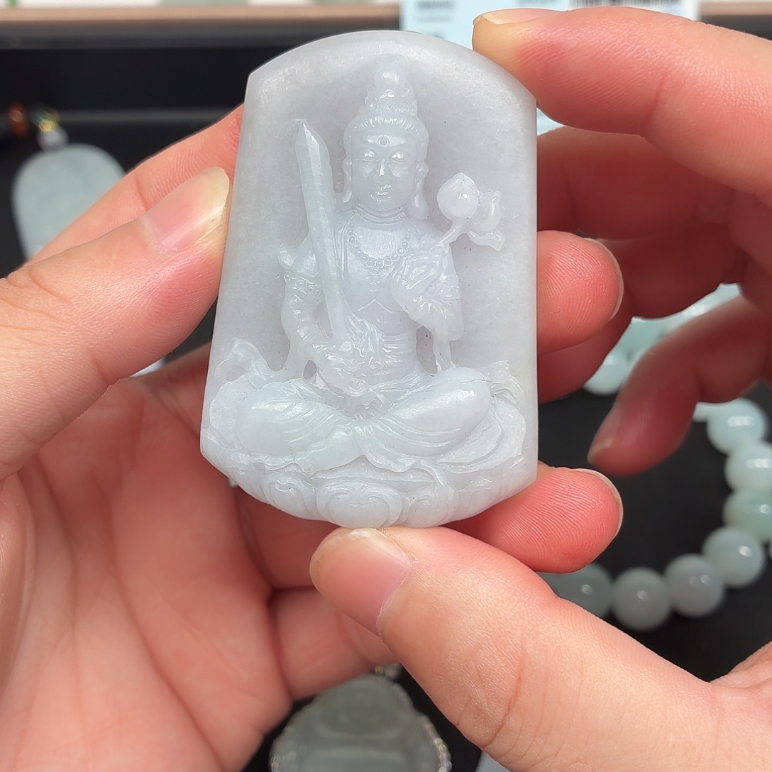 未镶嵌定制翡翠虚空藏