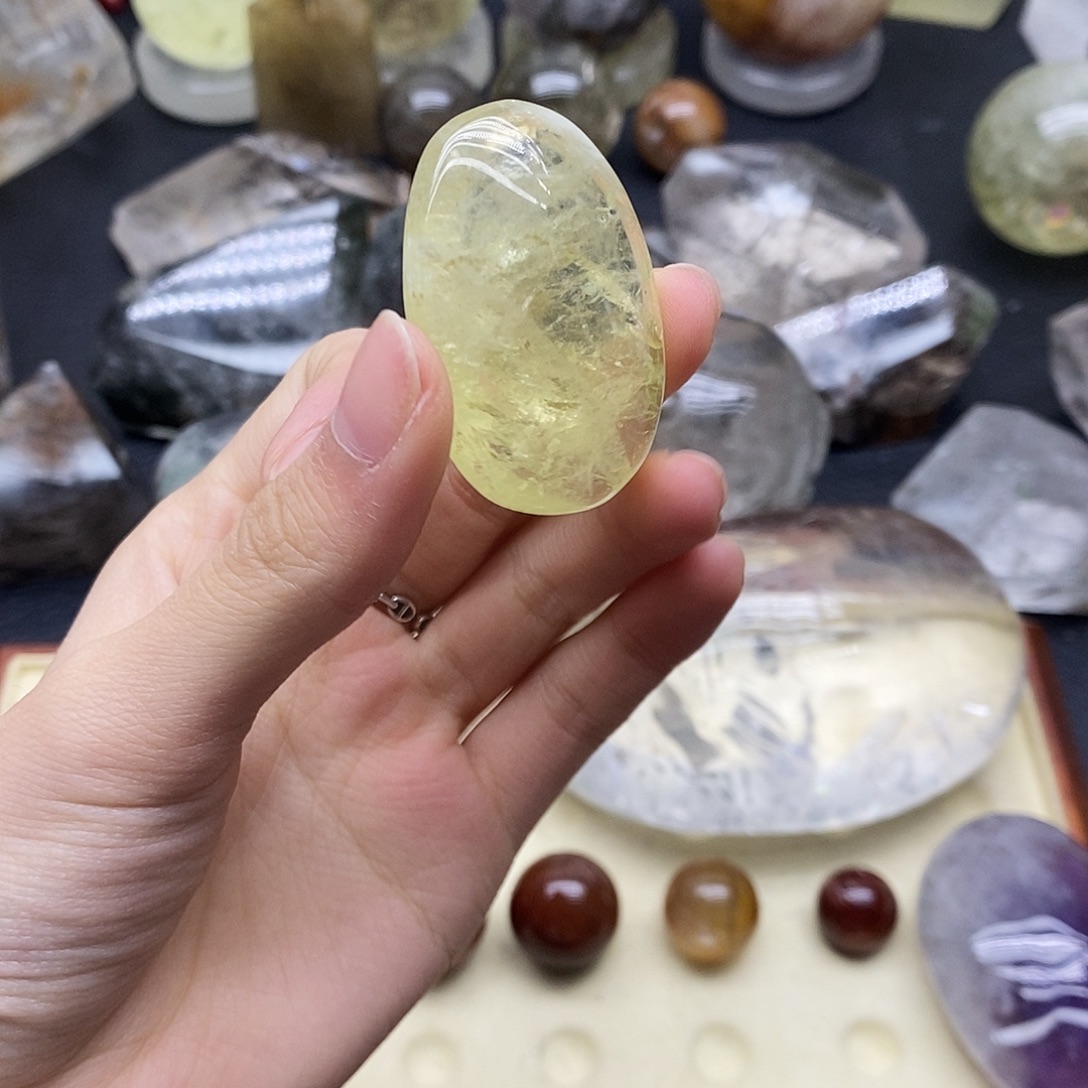 未镶嵌水晶珠宝半成品145水晶石