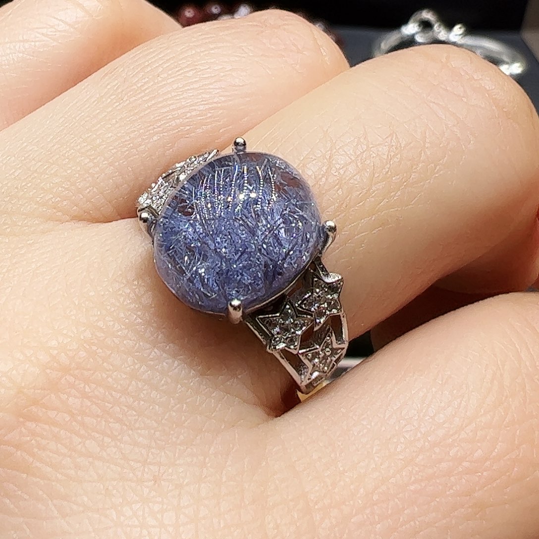 鑫***芃银S925镶嵌水晶珠宝半成品