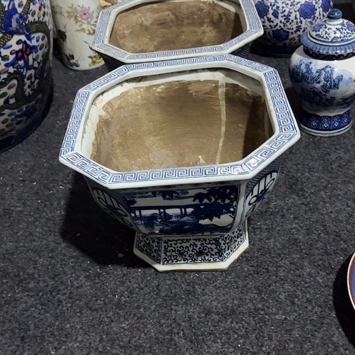 高端大气上档次花盆一对