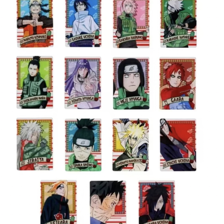 日谷 火影忍者 亚克力数据卡原画第一弹潮玩盲盒