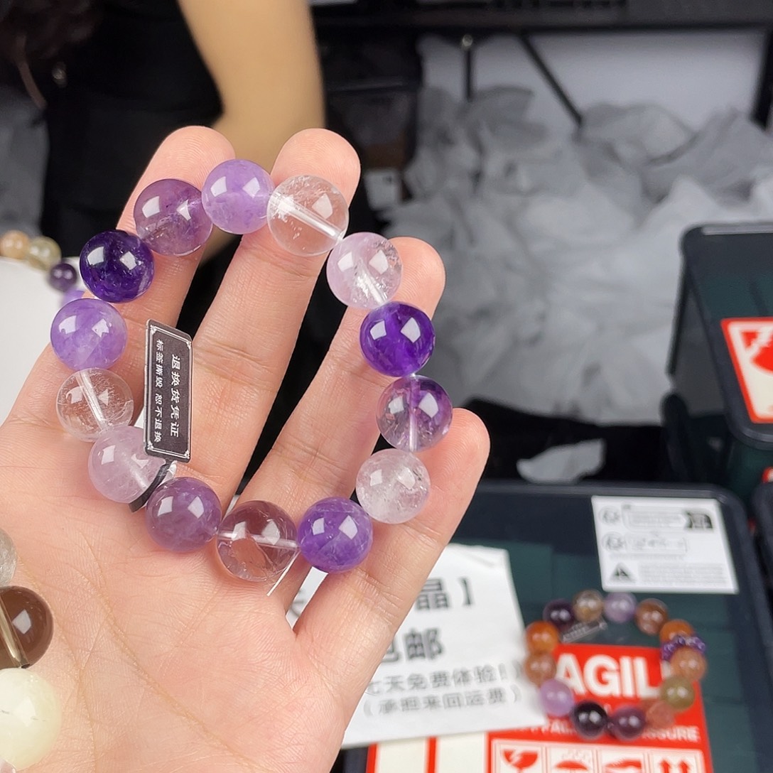 银S925镶嵌手链水晶