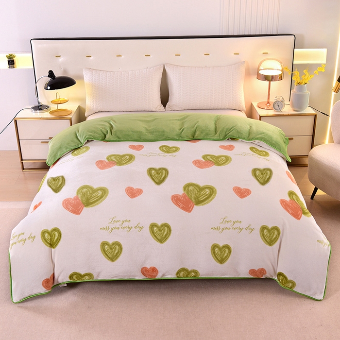 7斤重牛奶绒单被套秋冬轻奢床品四件套床单套件保暖牛奶绒被加厚