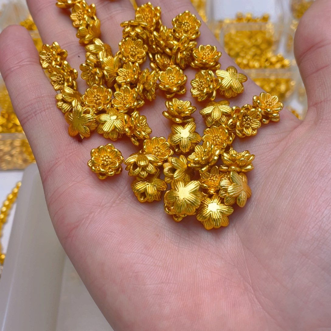 锆石铜合金莲花2颗