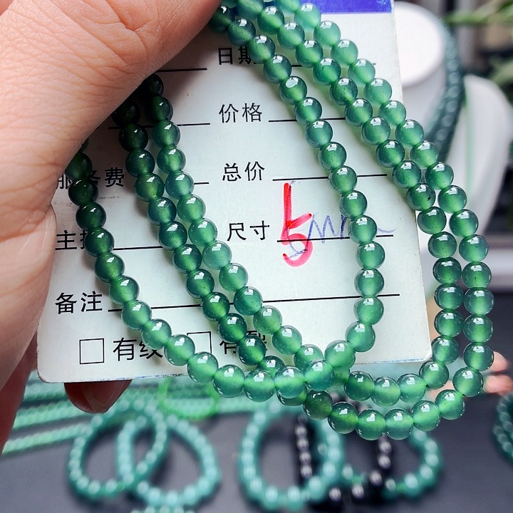 未镶嵌手链翡翠翡翠