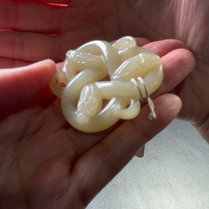 和田玉挂件未镶嵌浩*