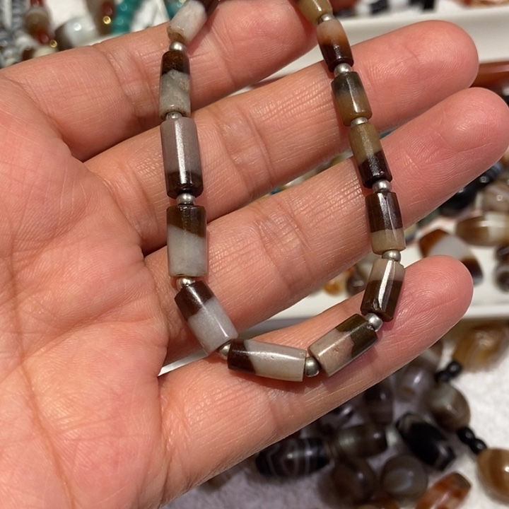 太****花岗石铁合金藏传古珠珠