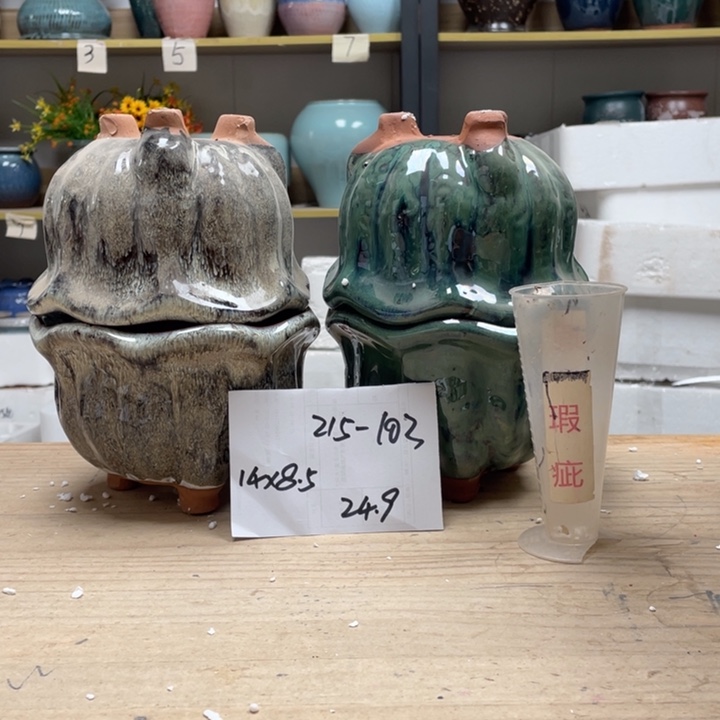 紫砂花盆多肉花盆微瑕103