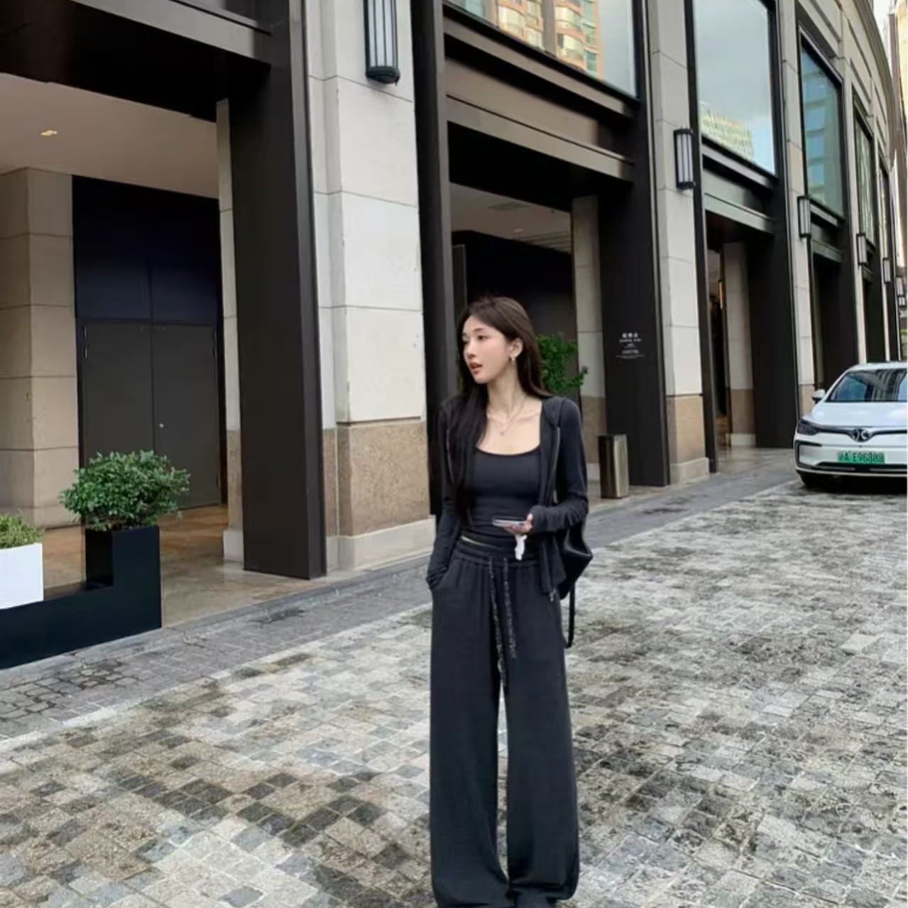 1570新款秋冬德绒修身显瘦元气休闲三件套