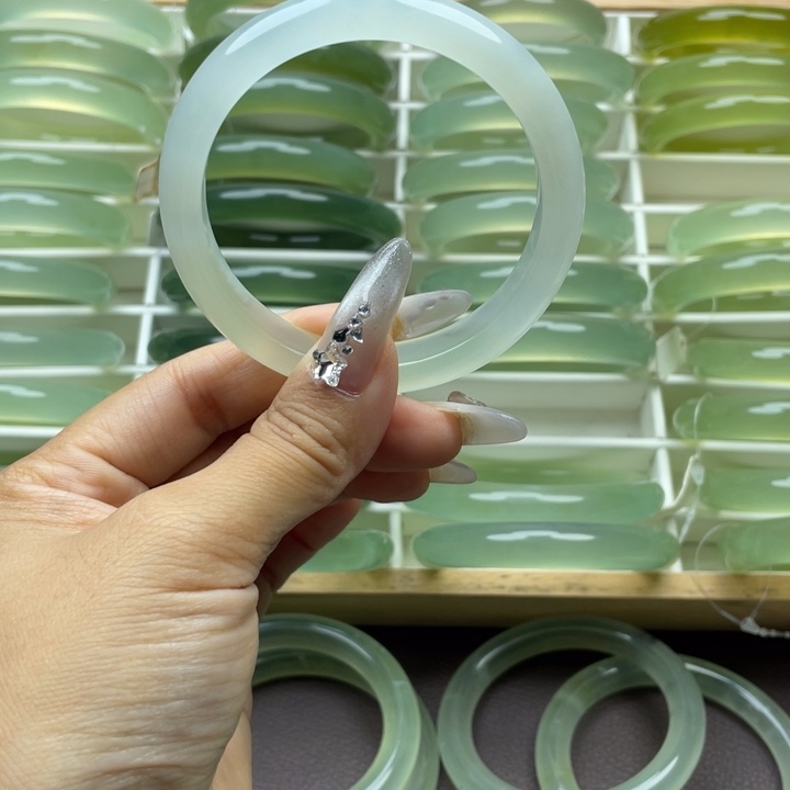蛇纹石玉合金手镯
