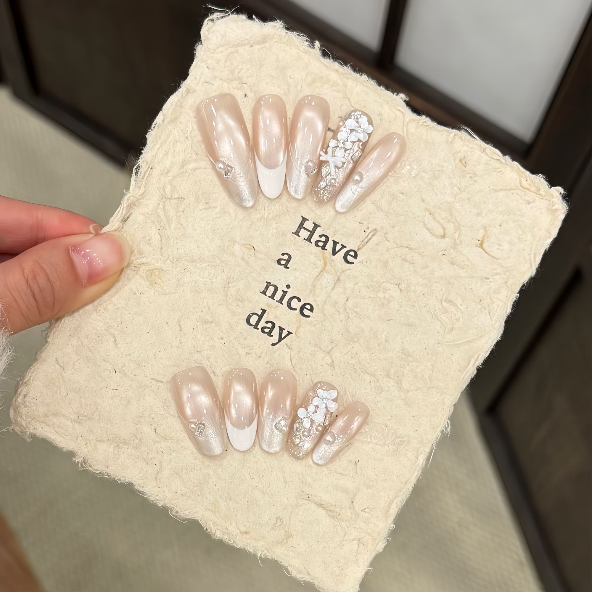 R-海莉雕花-XingHeJiYu轻奢高定美甲 10片装