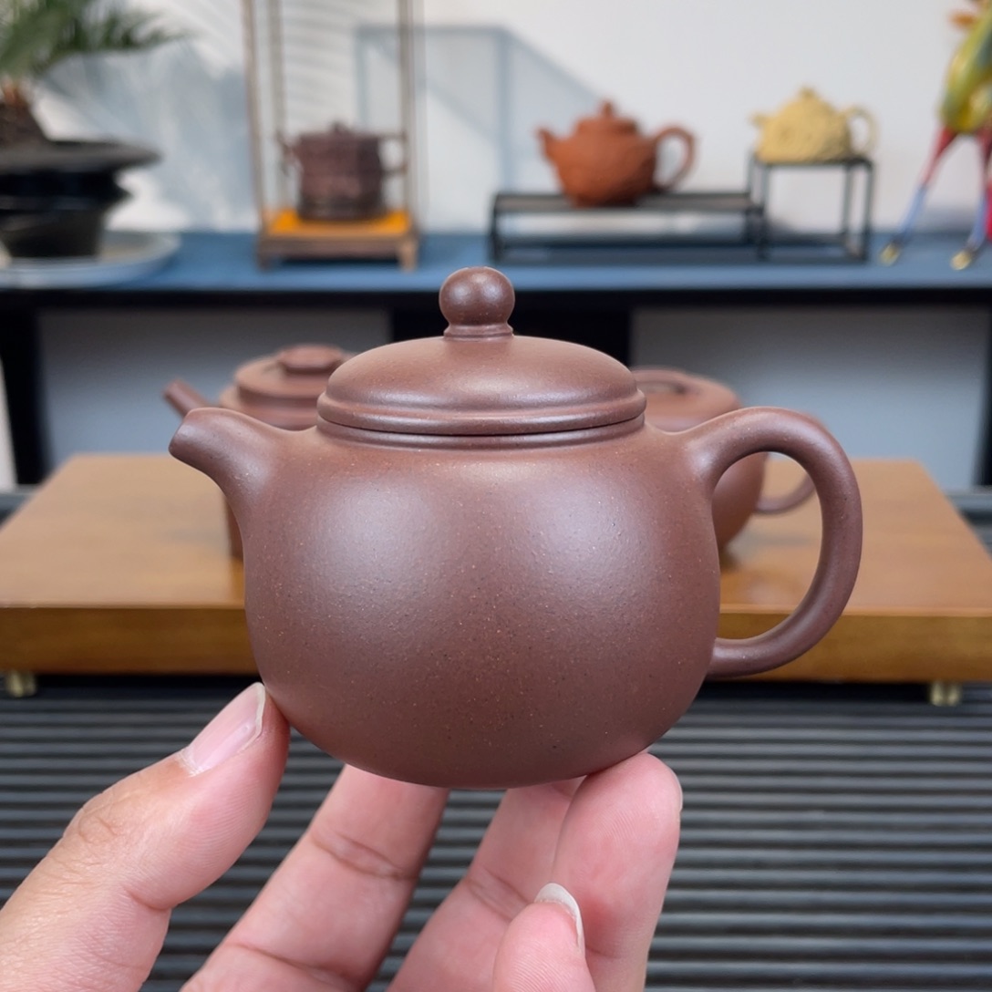 紫砂茶壶紫泥匏尊150cc