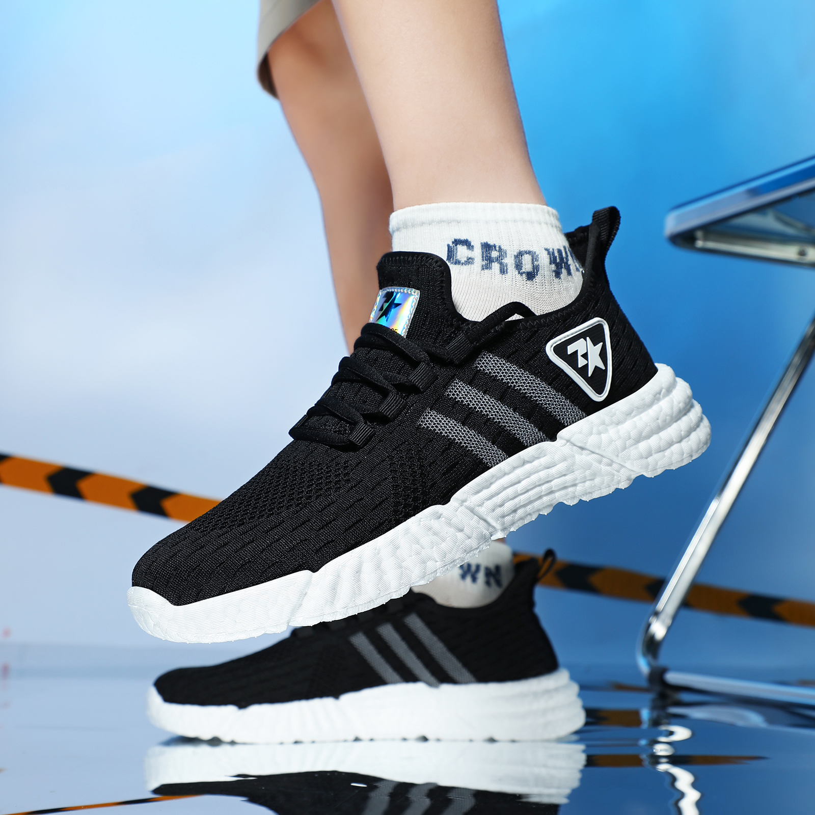 秋季男鞋情侣款鞋子运动鞋子百搭休闲鞋子WD3511[小薇]