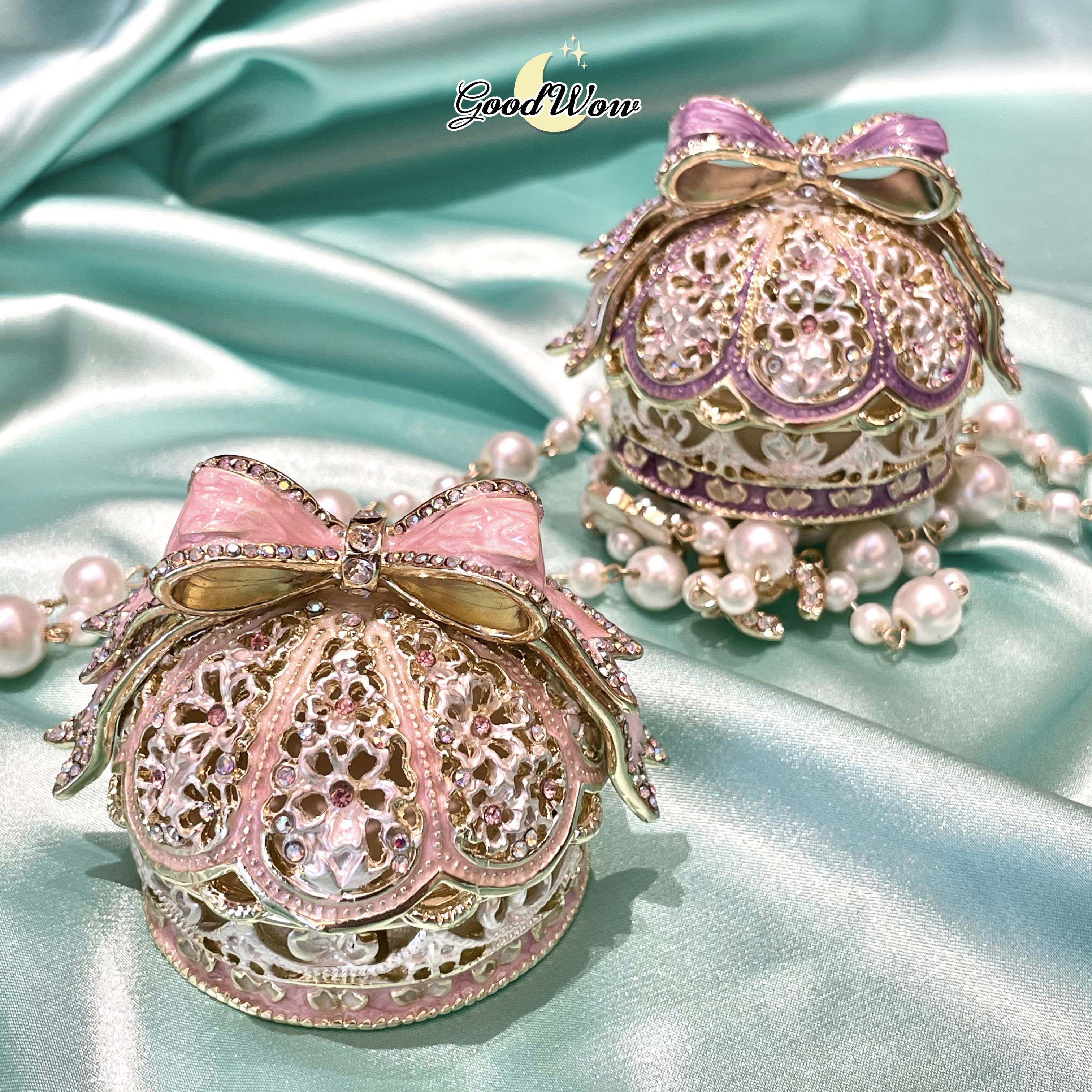 【1号链接】珐琅彩首饰盒陶艺收藏摆件七宝烧珠宝收纳系列